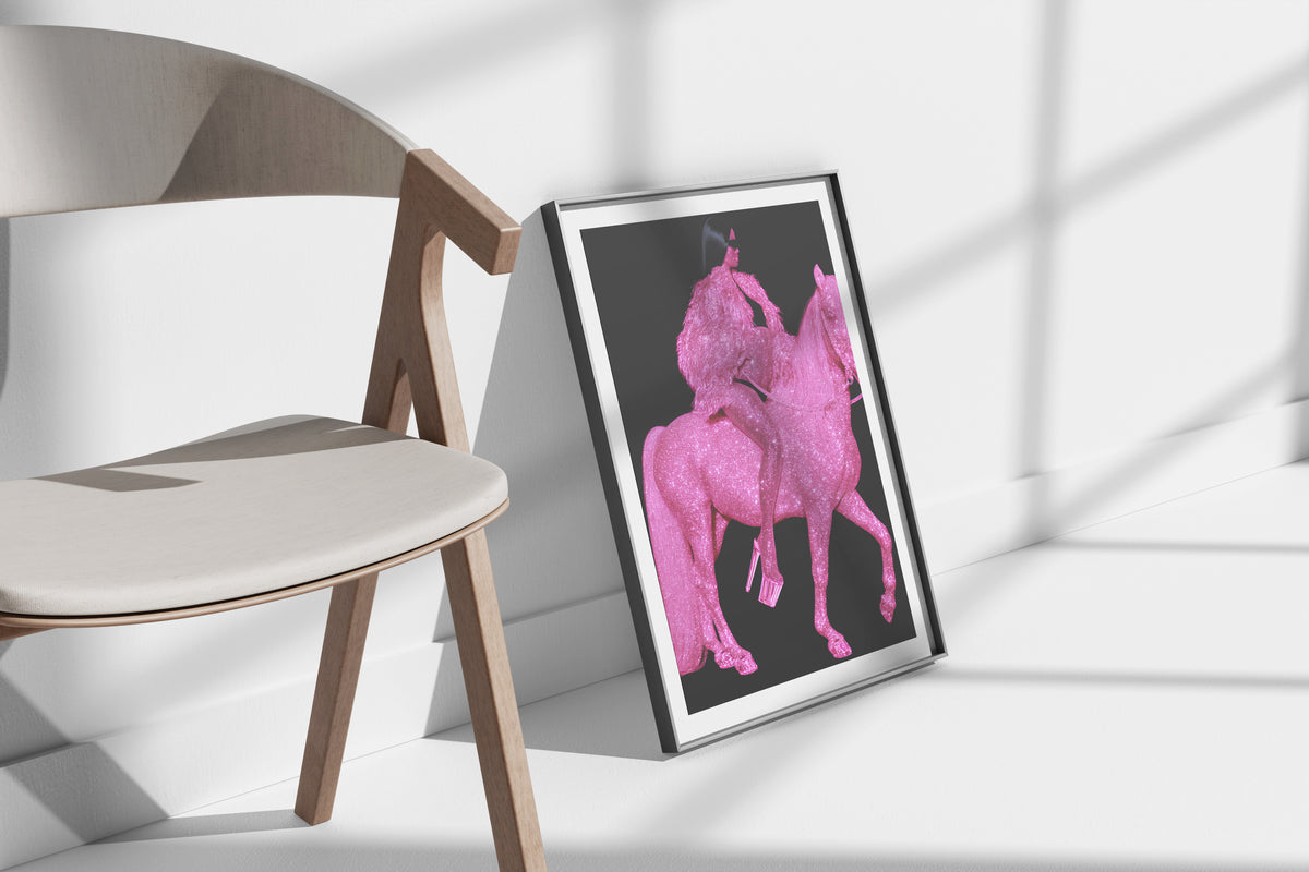 PINK REIN | Premium Semi Glossy Art Print